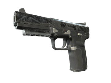 Souvenir Five-SeveN | Silver Quartz (Well-Worn)