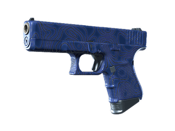 Souvenir Glock-18 | Ocean Topo (Minimal Wear)