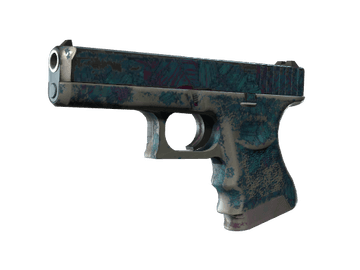 Souvenir Glock-18 | Synth Leaf (Battle-Scarred)