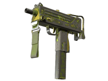 Souvenir MAC-10 | Acid Hex (Battle-Scarred)