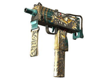 Souvenir MAC-10 | Cat Fight (Battle-Scarred)
