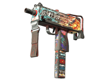 Souvenir MAC-10 | Derailment (Battle-Scarred)