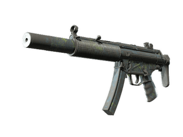 Souvenir MP5-SD | Lime Hex (Battle-Scarred)