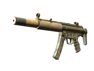 Souvenir MP5-SD | Savannah Halftone (Battle-Scarred)