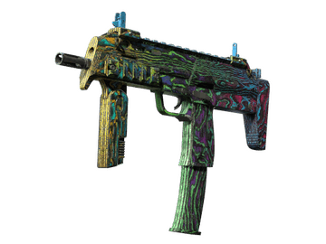 Souvenir MP7 | Neon Ply (Battle-Scarred)