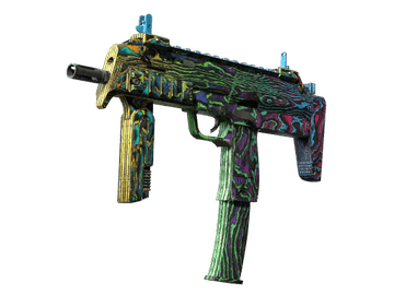 Souvenir MP7 | Neon Ply (Well-Worn)