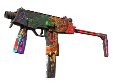 Souvenir MP9 | Food Chain (Battle-Scarred)