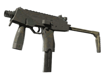 Souvenir MP9 | Green Plaid (Battle-Scarred)