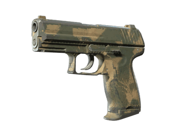 Souvenir P2000 | Grassland Leaves (Well-Worn)