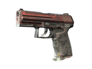 Souvenir P2000 | Urban Hazard (Well-Worn)