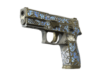Souvenir P250 | Lotus Imprint (Battle-Scarred)