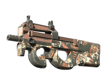 Souvenir P90 | Tiger Pit (Well-Worn)