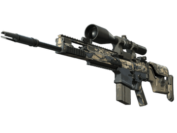 Souvenir SCAR-20 | Stone Mosaico (Well-Worn)