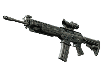 Souvenir SG 553 | Barricade (Battle-Scarred)