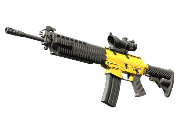 Souvenir SG 553 | Bulldozer (Well-Worn)