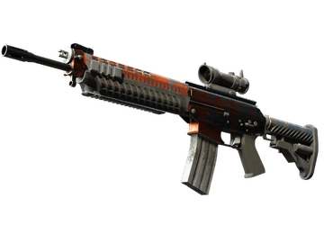 Souvenir SG 553 | Danger Close (Battle-Scarred)
