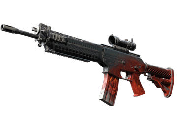 Souvenir SG 553 | Darkwing (Battle-Scarred)