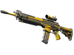 Souvenir SG 553 | Hazard Pay (Battle-Scarred)