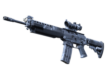 Souvenir SG 553 | Night Camo (Minimal Wear)