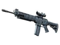 Souvenir SG 553 | Waves Perforated (Well-Worn)