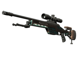 Souvenir SSG 08 | Azure Glyph (Field-Tested)