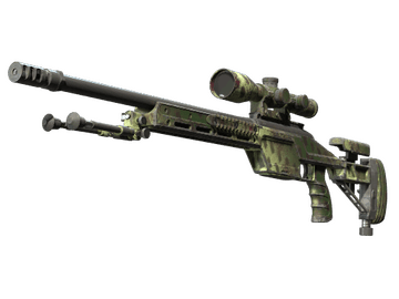 Souvenir SSG 08 | Lichen Dashed (Field-Tested)