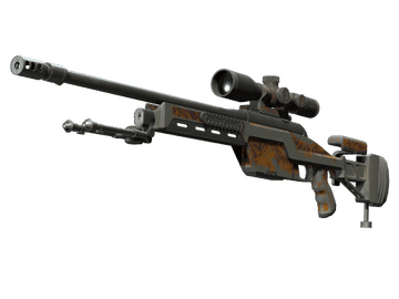 Souvenir SSG 08 | Orange Filigree (Battle-Scarred)