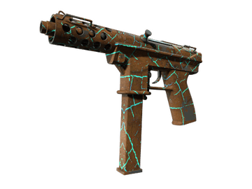 Souvenir Tec-9 | Cracked Opal (Battle-Scarred)