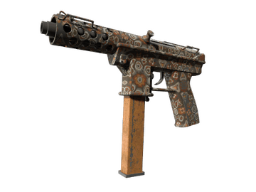 Souvenir Tec-9 | Orange Murano (Battle-Scarred)