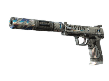 Souvenir USP-S | Spiral Glitch (Well-Worn)
