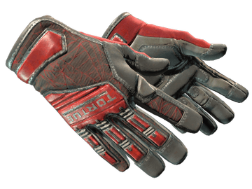 ★ Specialist Gloves | Crimson Web (Minimal Wear)