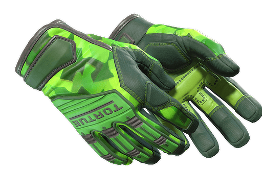 ★ Specialist Gloves | Lime Polycam (Minimal Wear)
