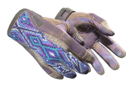 ★ Sport Gloves | Violet Beadwork (Battle-Scarred)