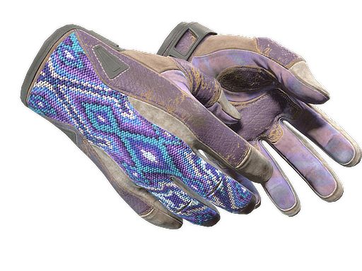 ★ Sport Gloves | Violet Beadwork (Battle-Scarred)