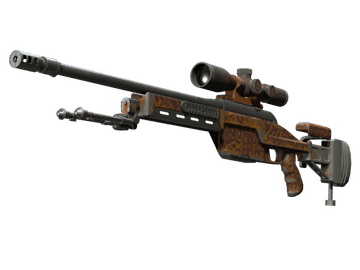 SSG 08 | Orange Filigree (Field-Tested)