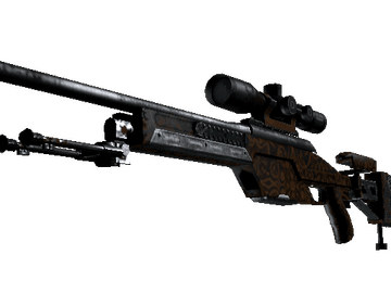 SSG 08 | Orange Filigree (Well-Worn)