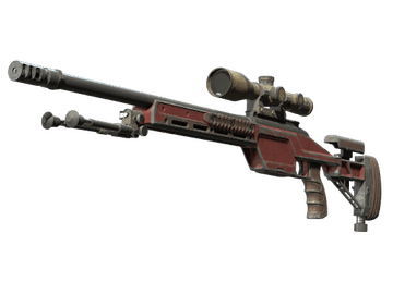 SSG 08 | Red Stone (Battle-Scarred)