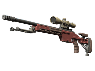 SSG 08 | Red Stone (Minimal Wear)
