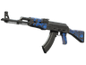 StatTrak™ AK-47 | Blue Laminate (Well-Worn)
