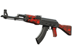 StatTrak™ AK-47 | Red Laminate (Battle-Scarred)