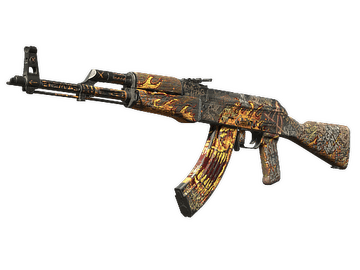 StatTrak™ AK-47 | Searing Rage (Battle-Scarred)