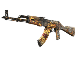 StatTrak™ AK-47 | Searing Rage (Minimal Wear)