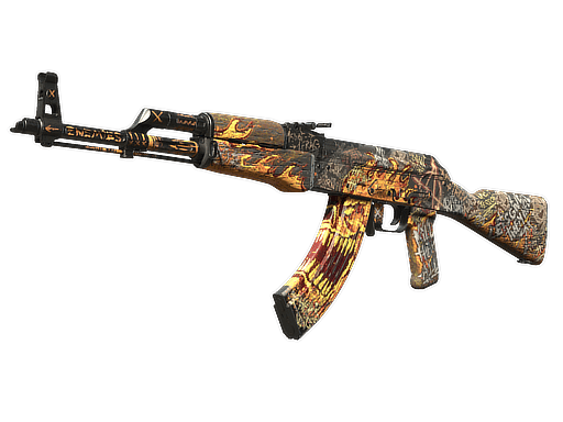 StatTrak™ AK-47 | Searing Rage (Minimal Wear)