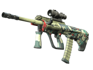 StatTrak™ AUG | Fleet Flock (Well-Worn)