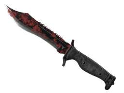 ★ StatTrak™ Bowie Knife | Crimson Web (Battle-Scarred)