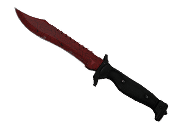 ★ StatTrak™ Bowie Knife | Crimson Web (Well-Worn)
