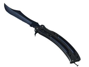 ★ StatTrak™ Butterfly Knife | Blue Steel