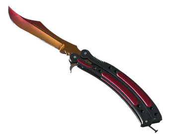 ★ StatTrak™ Butterfly Knife | Fade (Minimal Wear)