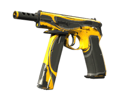 StatTrak™ CZ75-Auto | Yellow Jacket (Battle-Scarred)