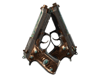 StatTrak™ Dual Berettas | Angel Eyes (Battle-Scarred)